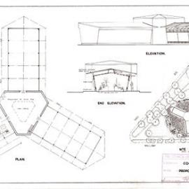 Plan - Proposed conservatory, Cook and Phillip Park Sydney, 1963