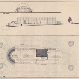 Plan - Restaurant design, Martin Place stage 2 Sydney, 1974