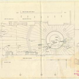 Plan - Hydraulic plan, Martin Place stage 4, Martin Place Sydney, 1976