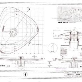 Plan - Detail dish 1, Busby Bore Fountain, Hyde Park North Sydney, 1960