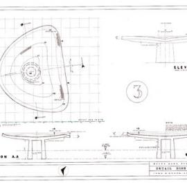 Plan - Detail dish 3, Busby Bore Fountain, Hyde Park North Sydney, 1960