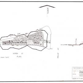Plan - Proposed planting of trees, shrubs and groundcover, Circular Quay Sydney, 1973
