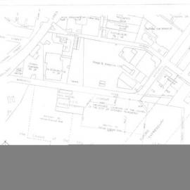 Plan - Proposed location for a Council nursery, former Brick Pit St Peters, 1971