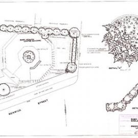 Plan - Proposed garden layout, Baby Health Centre, Dadley Street Alexandria, 1964
