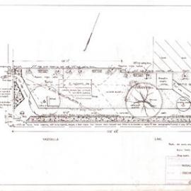 Plan - Proposed rest area, Brocks Lane Newtown, 1964