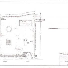 Plan - Proposed children's playground, George Street Erskineville, 1964