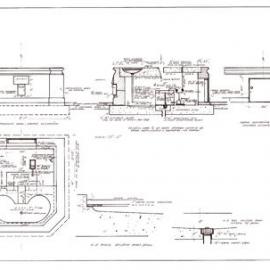 Plan - Base details for the Porcellino Fountain, Sydney Hospital, Macquarie Street Sydney, 1968