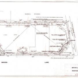 Plan - Proposed rest area, Wilson Street Newtown, 1966