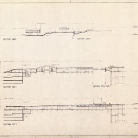 Plan - Diagrammatic sections, Sydney Square, George Street Sydney, 1973