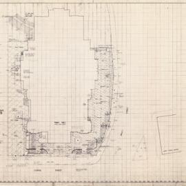 Plan - Square level plan of Sydney Square, George Street Sydney, 1973