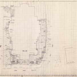 Plan - Square level plan of Sydney Square, George Street Sydney, 1973