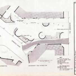 Plan - Proposed closure streetscape details, Springfield Avenue Potts Point, 1983