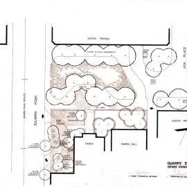 Plan - Street closure and landscaping, Quarry Street Ultimo, 1981