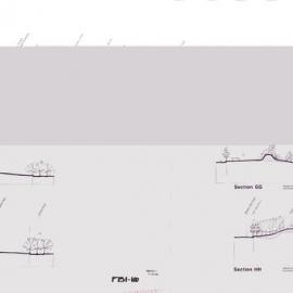 Plan - Preliminary cross sections, Sydney Park Alexandria, 1989