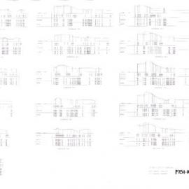 Plan - Preliminary sketch design cross sections, Sydney Park Alexandria, 1989