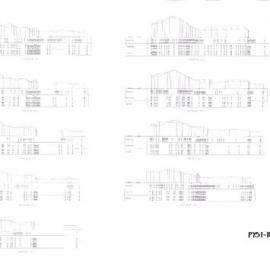 Plan - Preliminary sketch design cross sections, Sydney Park Alexandria, 1989