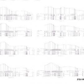 Plan - Preliminary sketch design cross sections, Sydney Park Alexandria, 1989