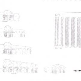 Plan - Preliminary sketch design cross sections, Sydney Park Alexandria, 1989