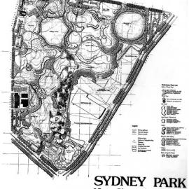Plan - Master plan for Sydney Park, Euston Road Alexandria, 1989