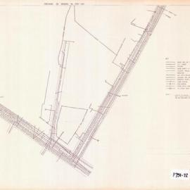 Plan - Services master plan, Sydney Park northside Alexandria, 1989
