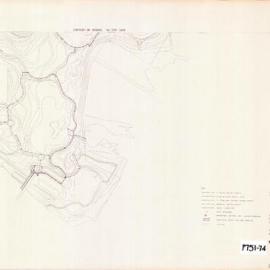 Plan - Proposed internal services and typical trench detail, Sydney Park northside Alexandria, 1989