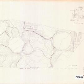 Plan - Proposed internal services and typical trench detail, Sydney Park southside Alexandria, 1989