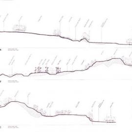 Plan - Cross sections for Sydney Park, Euston Road Alexandria, 1989