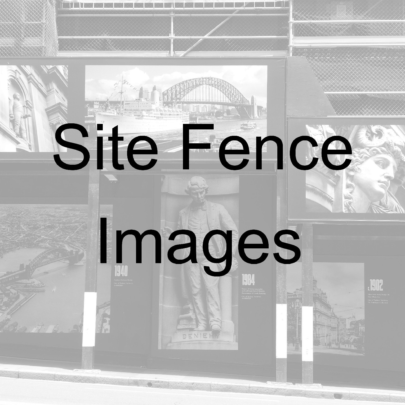 Glebe - Forest Lodge - Site Fence Images