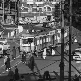 Fascia Image - View east along Alfred Street Sydney, circa 1955