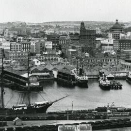 Fascia Image - Darling Harbour, viewed east from Pyrmont, circa 1900