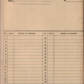 File - Ernest Dent enclosing cheque for room replacement, burglary and rubbish, 1900