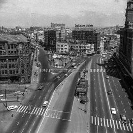 Site Fence Image - Aerial view of Railway Square Haymarket, 1967