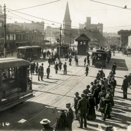 Site Fence Image - Railway Square Haymarket, circa 1900