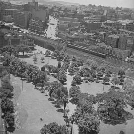 Site Fence Image - View north-east from Central Railway Station clock tower, 1937