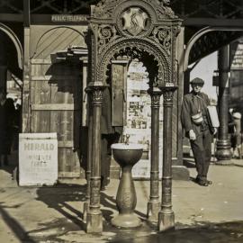 Site Fence Image - Drinking fountain, Railway Square Haymarket, circa 1934