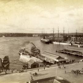 Site Fence Image - Circular Quay Sydney, circa 1890