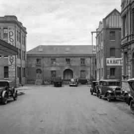 Site Fence Image - Goulburn Street, view west near Dixon Street Haymarket, 1937