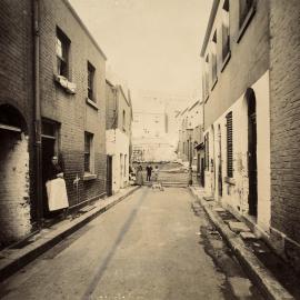 Site Fence Image - Bates Lane Sydney, circa 1900