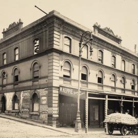 Site Fence Image - At the corner of Erskine and Day Streets Sydney, circa 1909