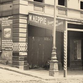 Fascia Image - At the corner of Erskine and Day Streets Sydney, circa 1909