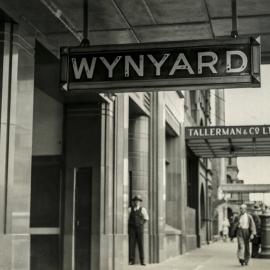 Site Fence Image - Wynyard Railway Station, York Street Sydney, 1933
