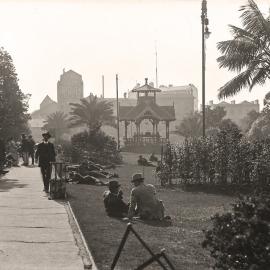 Site Fence Image - Wynyard Park, York Street Sydney, circa 1910