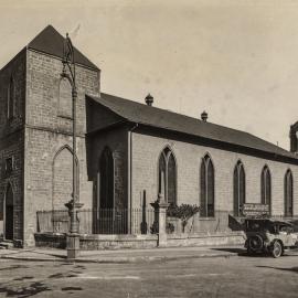 Site Fence Image - Scots Church, corner of York and Jamison Streets Sydney, 1926