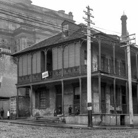 Site Fence Image - South-east corner of Druitt and Kent streets Sydney, circa 1901