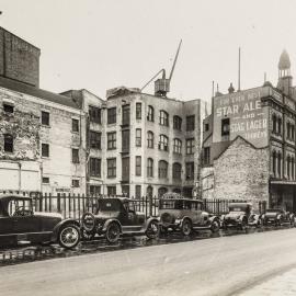 Site Fence Image - Park Street, view west from the corner of Pitt Street Sydney, 1927