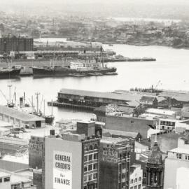 Fascia Image - Aerial view of Sydney Town Hall, 1964