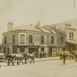 Site Fence Image - Sussex Street at the corner of Druitt Street Sydney, 1916
