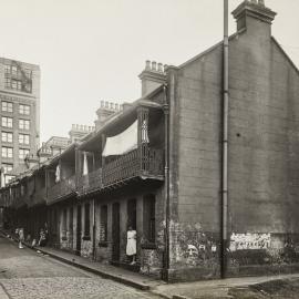 Site Fence Image - Druitt Place, view east from Sussex Street Sydney, 1922