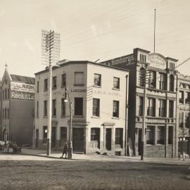 Site Fence Image - Clock Hotel, corner of Kent and Market Streets Sydney, circa 1909