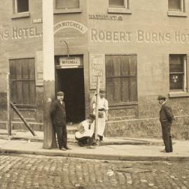 Fascia Image - Bathurst Street at the corner of Sussex Street Sydney, circa 1909